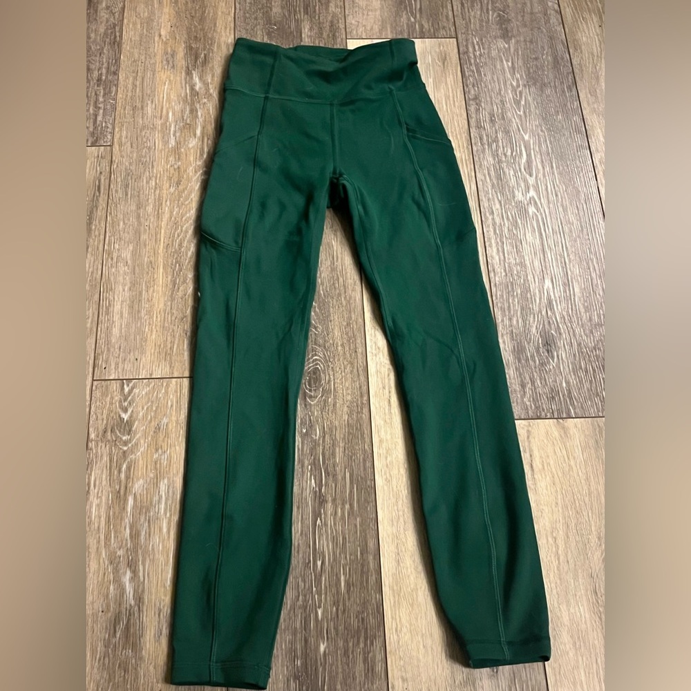 Lululemon leggings!! Size 0 green color!